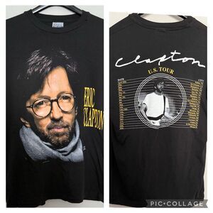 Vtg ERIC CLAPTON 1992 Single Stitch Winterland T Shirt XL USA Concert Tour Tee
